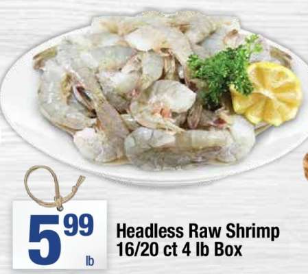 Headless Raw Shrimp