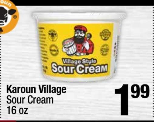 Karoun Village Sour Cream