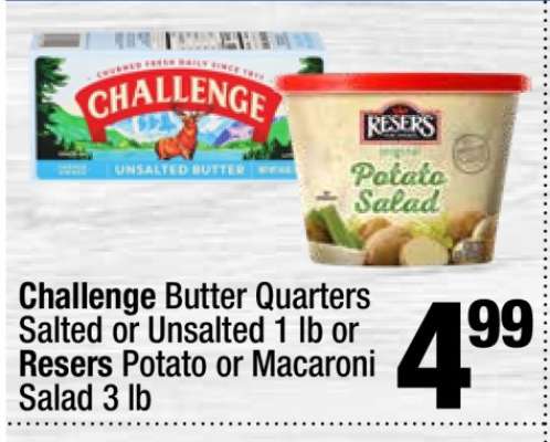 Resers Potato or Macaroni Salad 3 lb