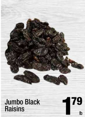 Jumbo Black Raisins