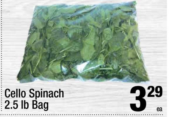 Cello Spinach