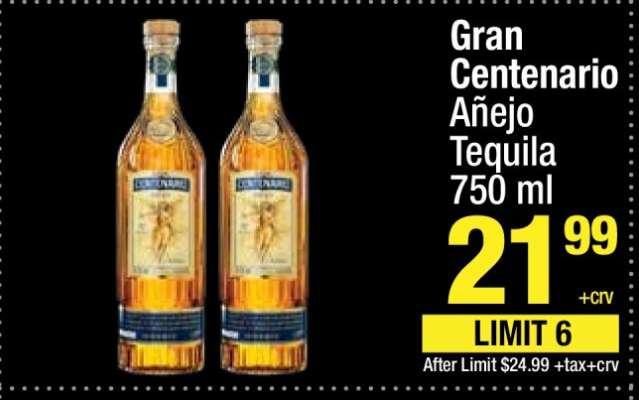 Gran Centenario Añejo Tequila 750 ml