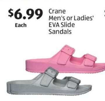 Crane Men's or Ladies' EVA Slide Sandals