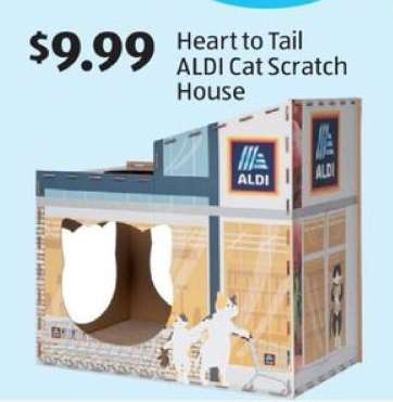 Heart to Tail ALDI Cat Scratch House