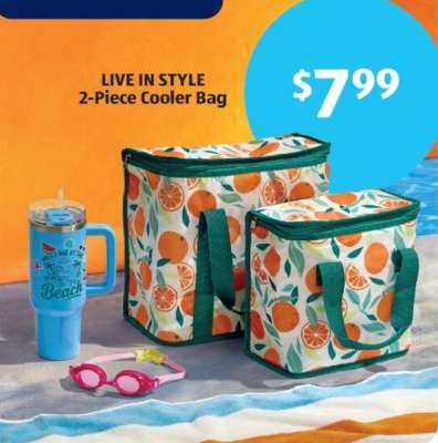 LIVE IN STYLE 2-Piece Cooler Bag
