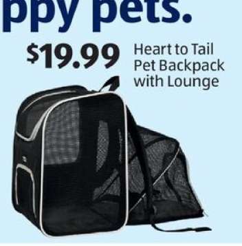 Heart to Tail Pet Backpack with Lounge