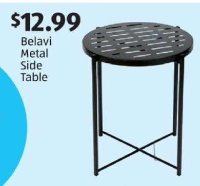 Belavi Metal Side Table