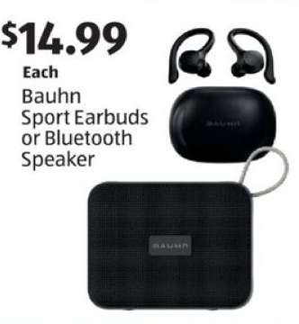 Bauhn Sport Earbuds or Bluetooth Speaker