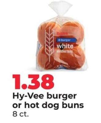 Hy-Vee burger or hot dog buns