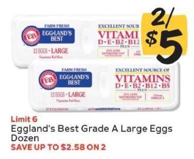 Eggland's Best Grade A Large Eggs Dozen