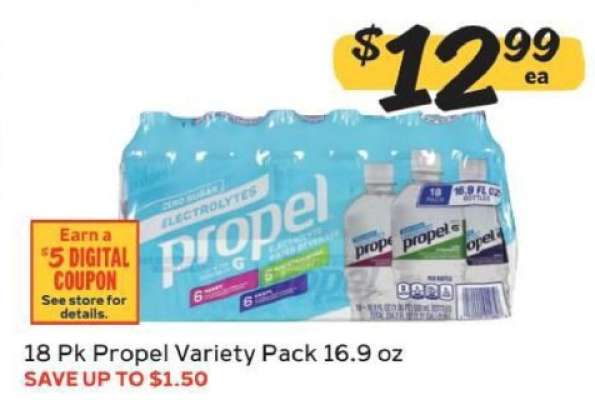 18 Pk Propel Variety Pack 16.9 oz