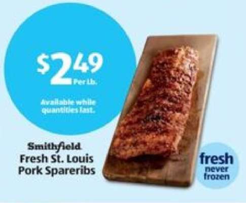 Smithfield Fresh St. Louis Pork Spareribs