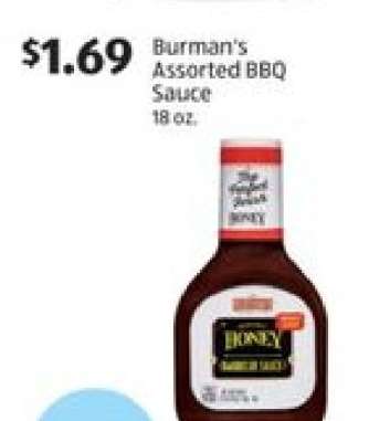 Burman's Assorted BBQ Sauce