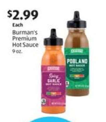 Burman's Premium Hot Sauce