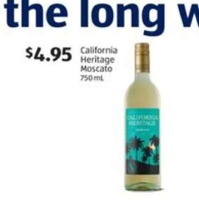 California Heritage Moscato