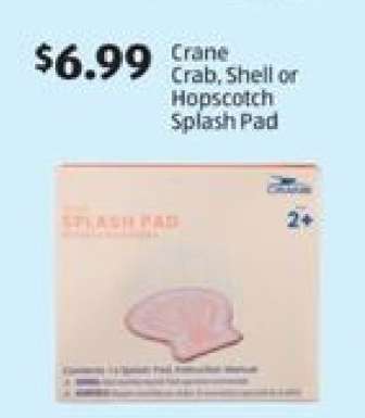 Crane Crab, Shell or Hopscotch Splash Pad