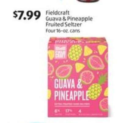 Fieldcraft Guava & Pineapple Fruited Seltzer