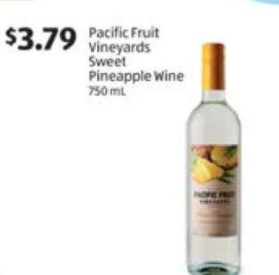 Pacific Fruit Vineyards Sweet Pineapple Wine