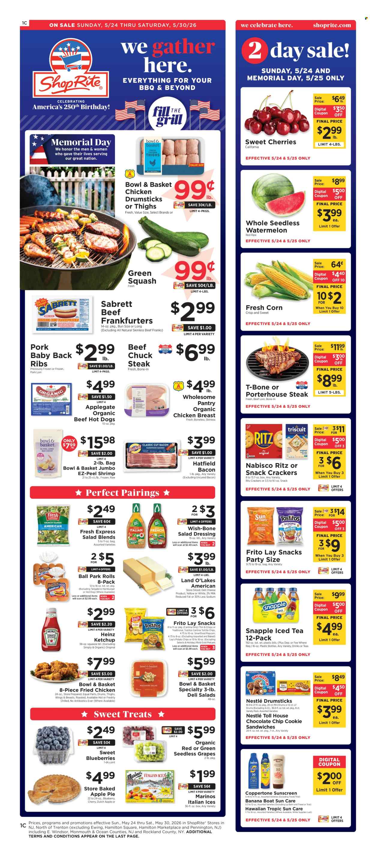 ShopRite ad - 05/24/2026 - 05/30/2026. Page 1