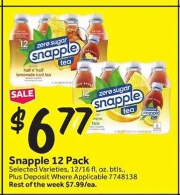 Snapple 12 Pack
