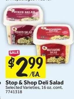 Stop & Shop Deli Salad