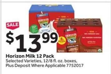 Horizon Milk 12 Pack
