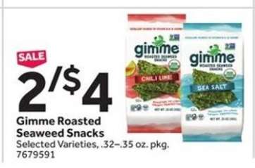 Gimme Roasted Seaweed Snacks