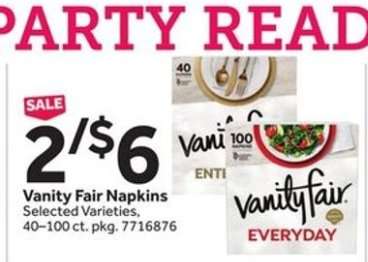 Vanity Fair Napkins