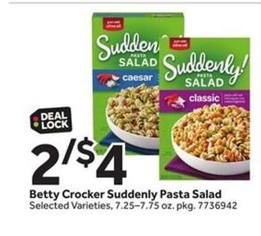 Betty Crocker Suddenly Pasta Salad