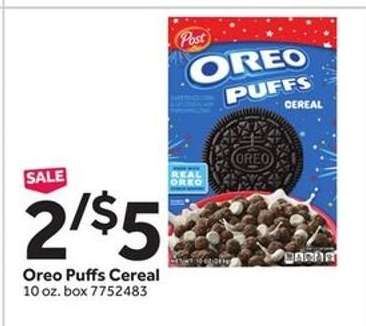 Oreo Puffs Cereal