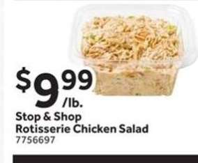 Stop & Shop Rotisserie Chicken Salad