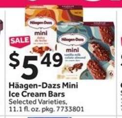 Häagen-Dazs Mini Ice Cream Bars