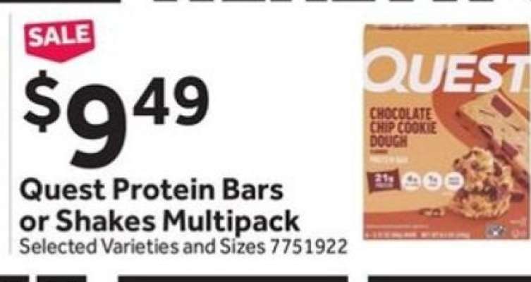 Quest Protein Bars or Shakes Multipack