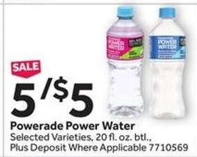 Powerade Power Water