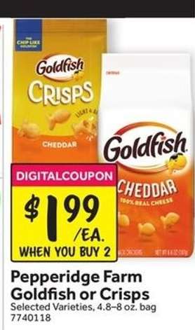 Pepperidge Farm Goldfish or Crisps