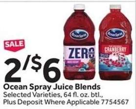 Ocean Spray Juice Blends