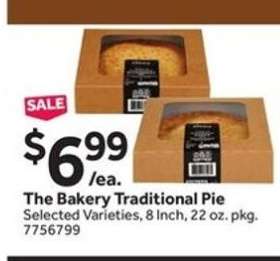The Bakery Traditional Pie