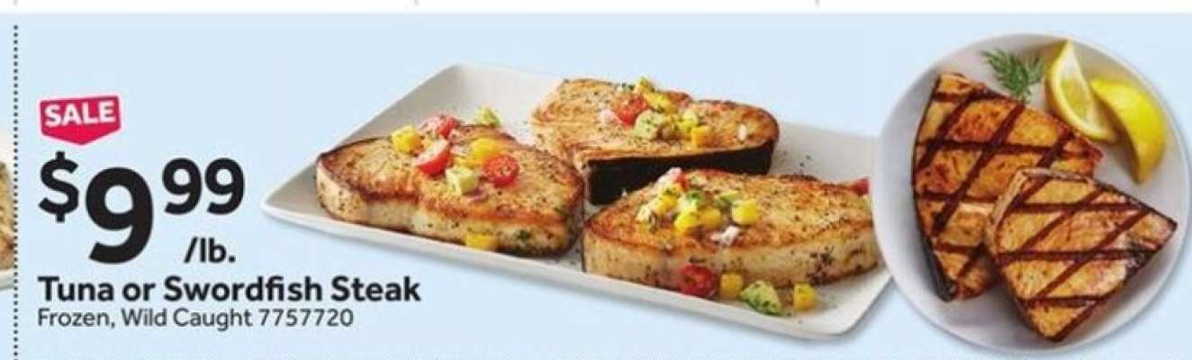 Tuna or Swordfish Steak