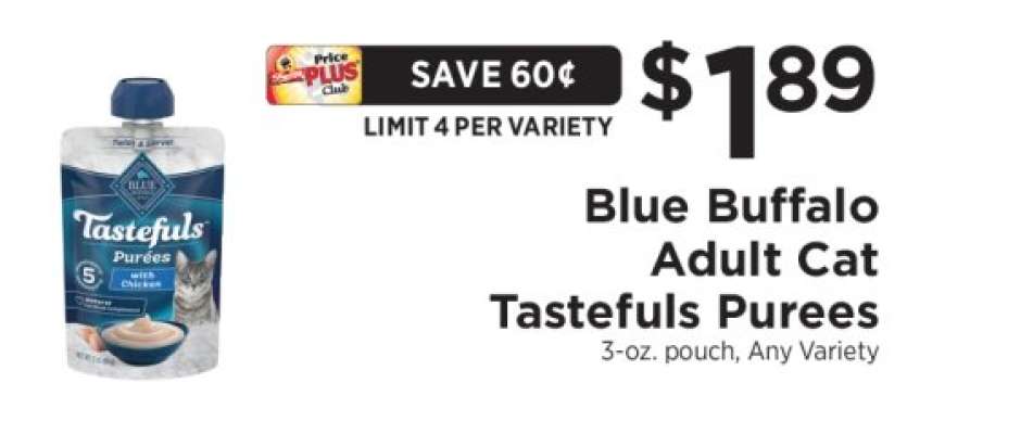 Blue Buffalo Adult Cat Tastefuls Purees