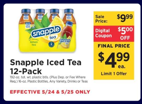 Snapple Iced Tea 12-Pack