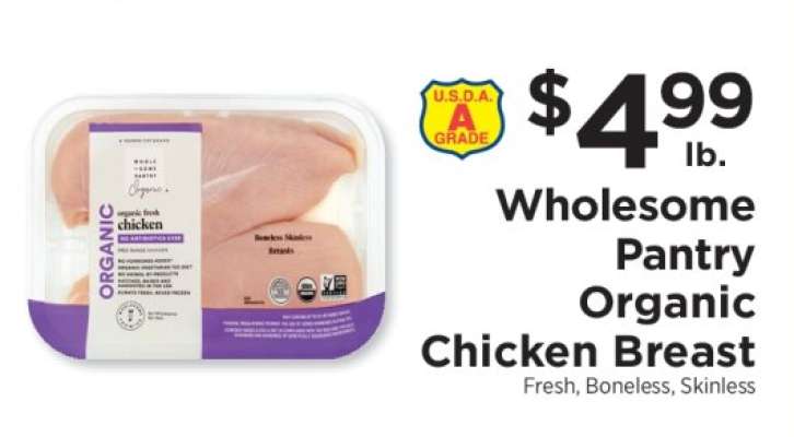 Wholesome Pantry Organic Chicken Breast