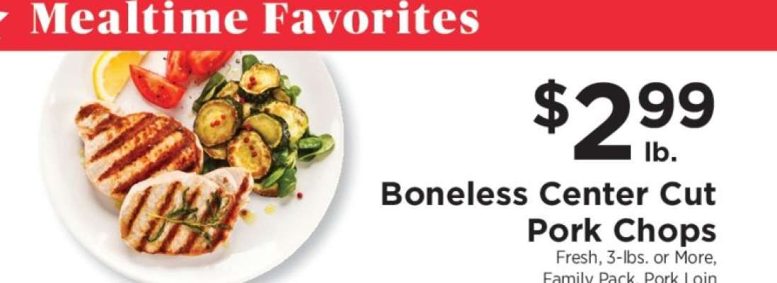Boneless Center Cut Pork Chops