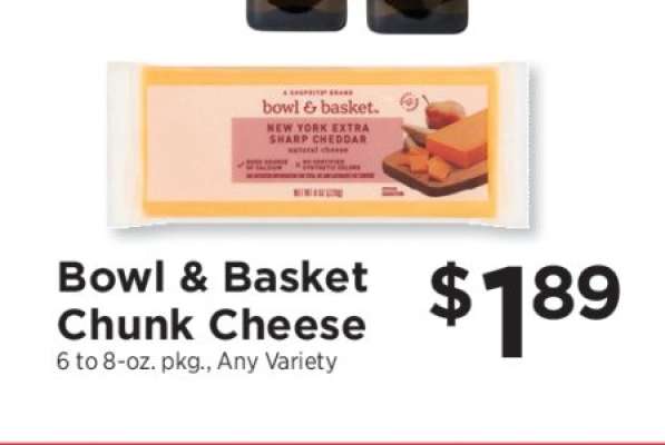 Bowl & Basket Chunk Cheese