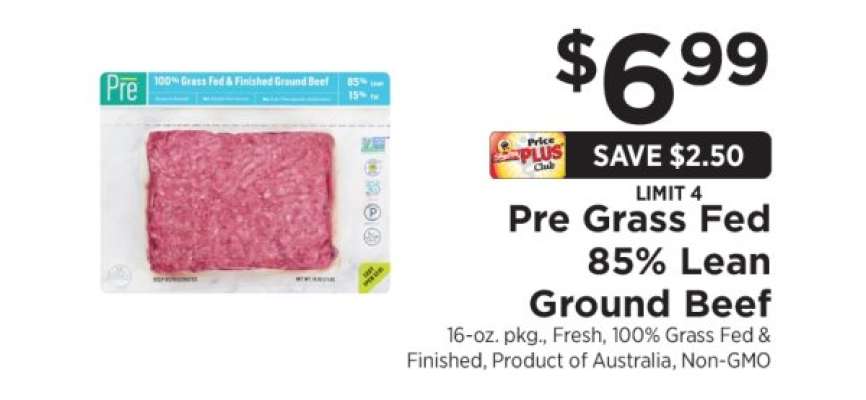 Pre Grass Fed 85% Lean Ground Beef