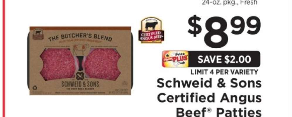 Schweid & Sons Certified Angus Beef Patties