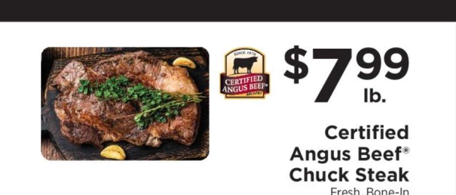 Certified Angus Beef Chuck Steak