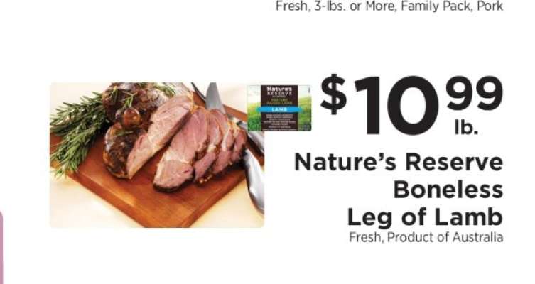 Nature's Reserve Boneless Leg of Lamb