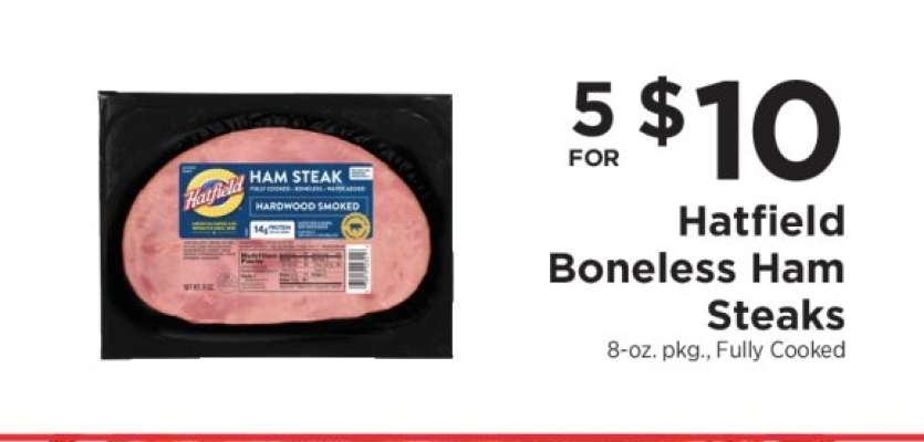 Hatfield Boneless Ham Steaks