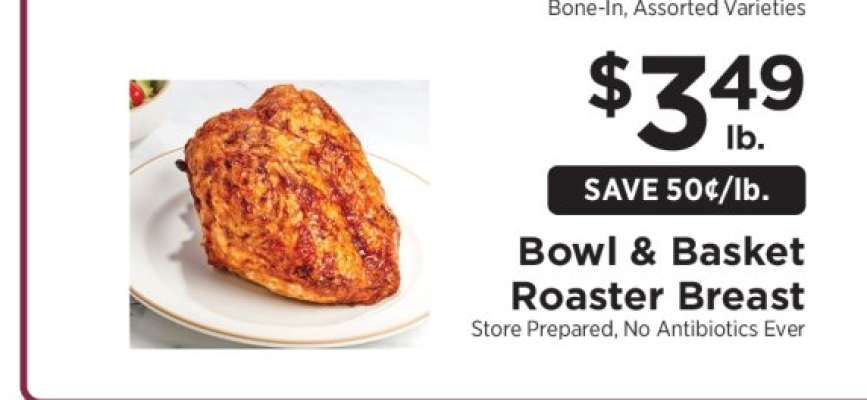 Bowl & Basket Roaster Breast