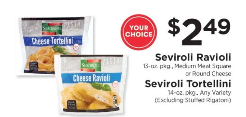 Seviroli Ravioli or Tortellini